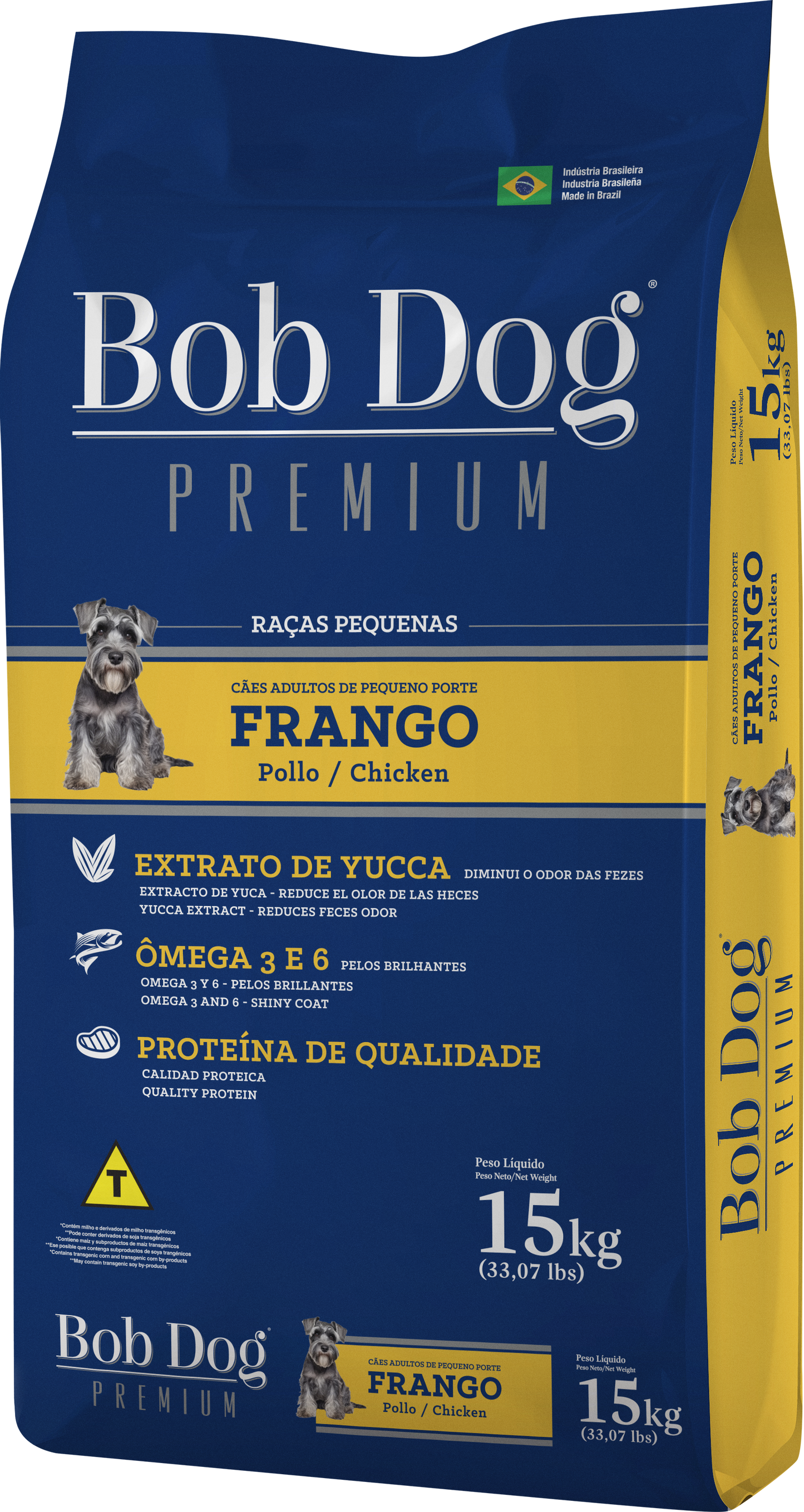 Alimento Perro Adulto Raza Pequeña Bob Dog Premium Pollo