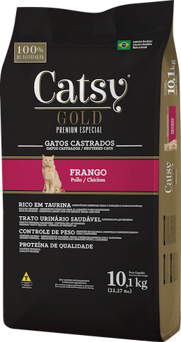 Alimento Gato Castrado Catsy Gold Pollo